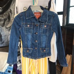 Super cute new jean jacket!